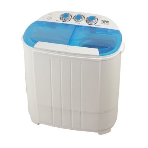 IDEAL-3.5kg-雙槽-迷你洗衣機-寶貝機湖水藍