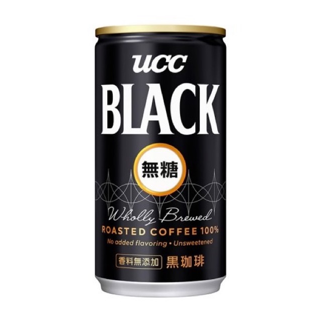UCC-BLACK無糖咖啡185ml